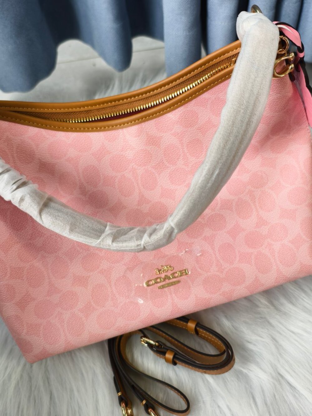 Coach - Pink - Laurel Tote - Monogram